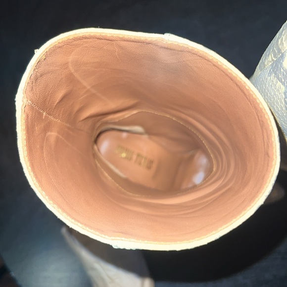 Paris Texas mid calf snake skin boots - Picture 3 of 6